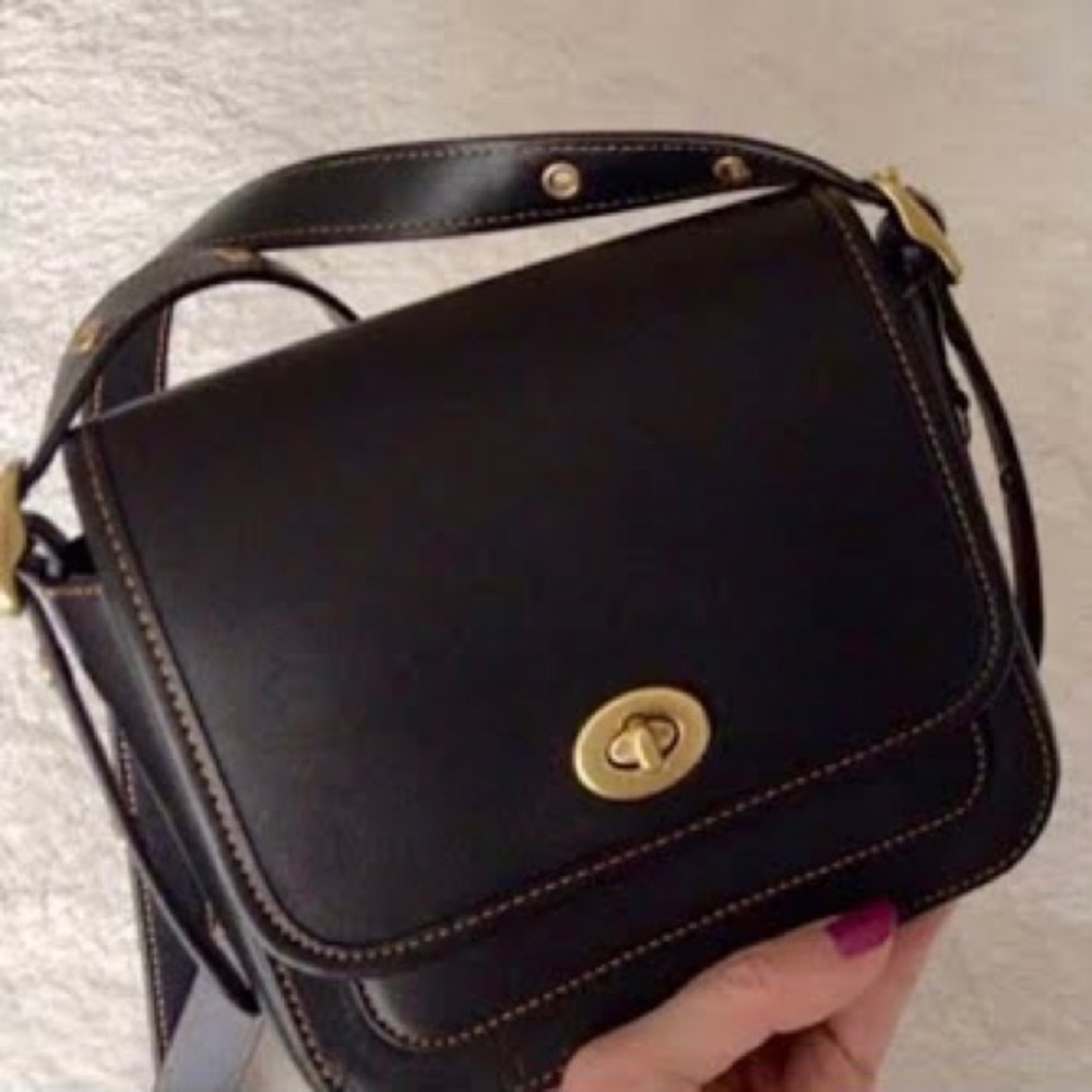 Coach Small Mini Rambler Glovetanned Leather Messenger Bag - Picture 5 of 10